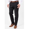 Pantalon anthracite coupe ajustée plus proche de votre jambe