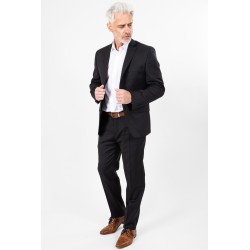Pantalon anthracite tissu Marzotto et sa veste associée
