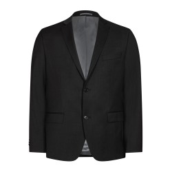 Veste en laine anthracite traité anti tâches, infroissable