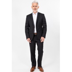 Veste en laine anthracite et son pantalon de la gamme Les séparables