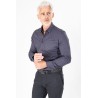 Chemise à fleurs marine