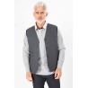 Blouson matelassé sans manches gris