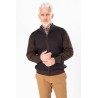 gilet marron en laine mélangée