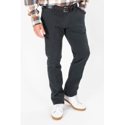 Chino vert en coton stretch avec poche de sécurité