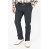Chino vert en coton stretch taille élastique pour un maintien confortable