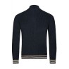 Pull col camionneur bleu
