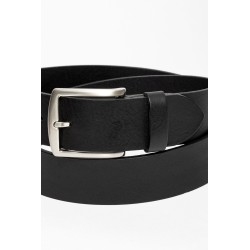 Ceinture en cuir noir