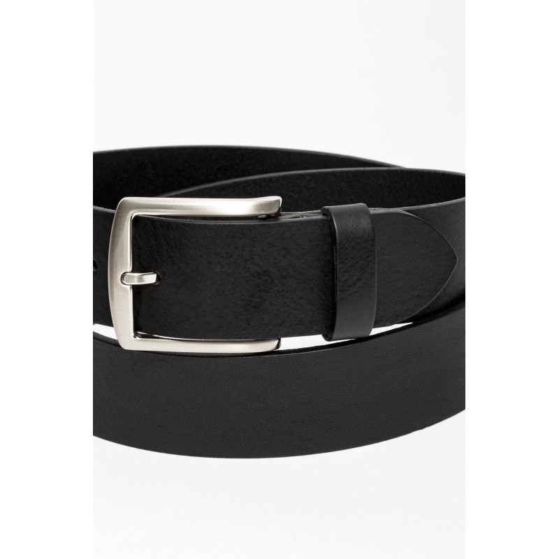 Ceinture en cuir noir