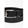 Ceinture en cuir noir