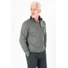 sweat kaki en coton coupe droite