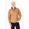 sweat marron en coton manches longues collection hiver