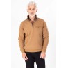 sweat 100% coton coupe régulière marron