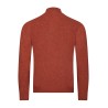 Pull col camionneur rouge coupe régulière