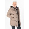 Parka multipoches beige