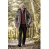 Parka multipoches beige idéal pour les sorties en nature