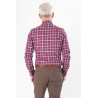 Chemise à carreaux rouge