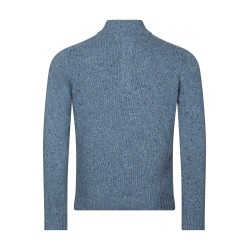 pull bleu laine mélangée Bayard