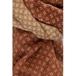 écharpe-laine-couleur-rouille-marron-bayard