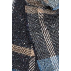 echarpe-imprime-tartan-bleu-beige-bayard