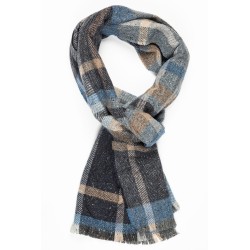 echarpe-laine-melangee-bleu-beige-marine-bayard