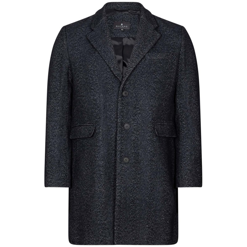 manteau en laine marine bayard