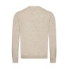 pull gris perle en laine mélangée coupe droite bayard
