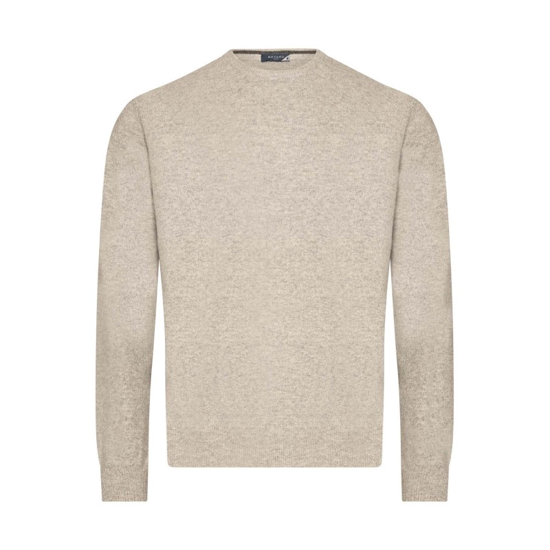 Pull en laine mélangée couleur perle bayard