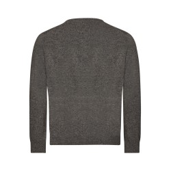 Gilet zippé en laine gris