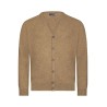 Gilet marron en laine d'agneau bayard