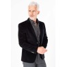 veste en velours noir de coton bayard