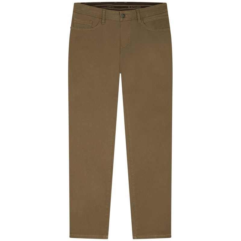 pantalon chino beige en coton