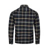 chemise carreaux bleu marine en coton bio bayard