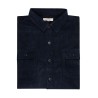 sur-chemise en velours bleu marine bayard