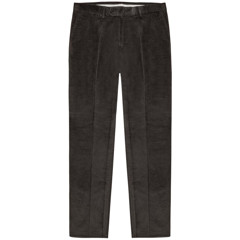 pantalon en velours gris bayard
