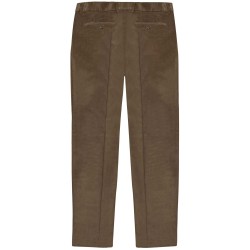 pantalon en velours beige en coton