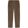 pantalon en velours beige en coton