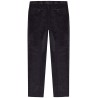 pantalon bleu marine en velours de coton
