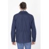 parka coupe vent bleu marine