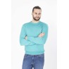 pull en coton vert clair