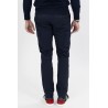 pantalon en toile cargo bleu marine