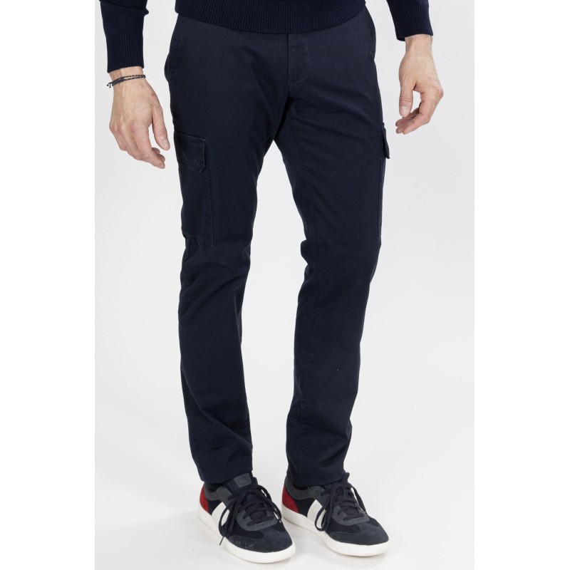 pantalon cargo bleu marine bayard