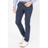 chino bleu marine en coton