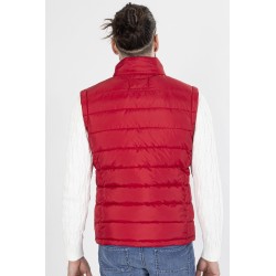 gilet matelassé zippé rouge bayard