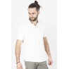 polo manches courtes écru