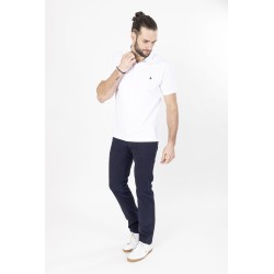 polo manches courtes col boutonné