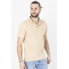 polo en coton beige