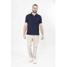 polo manches courtes bleu marine