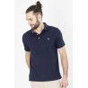polo bleu marine en coton bayard