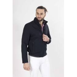 blouson bleu marine bayard double col