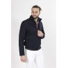 blouson bleu marine bayard double col